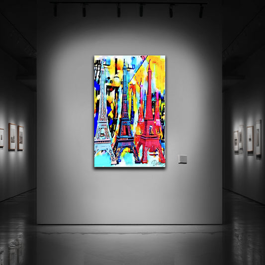 Les tours Eiffels colorées (2017)