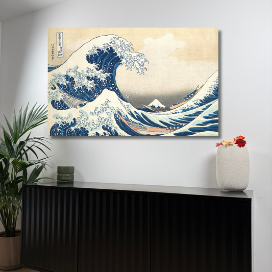 La Grande Vague de Kanagawa par HOKUSAI