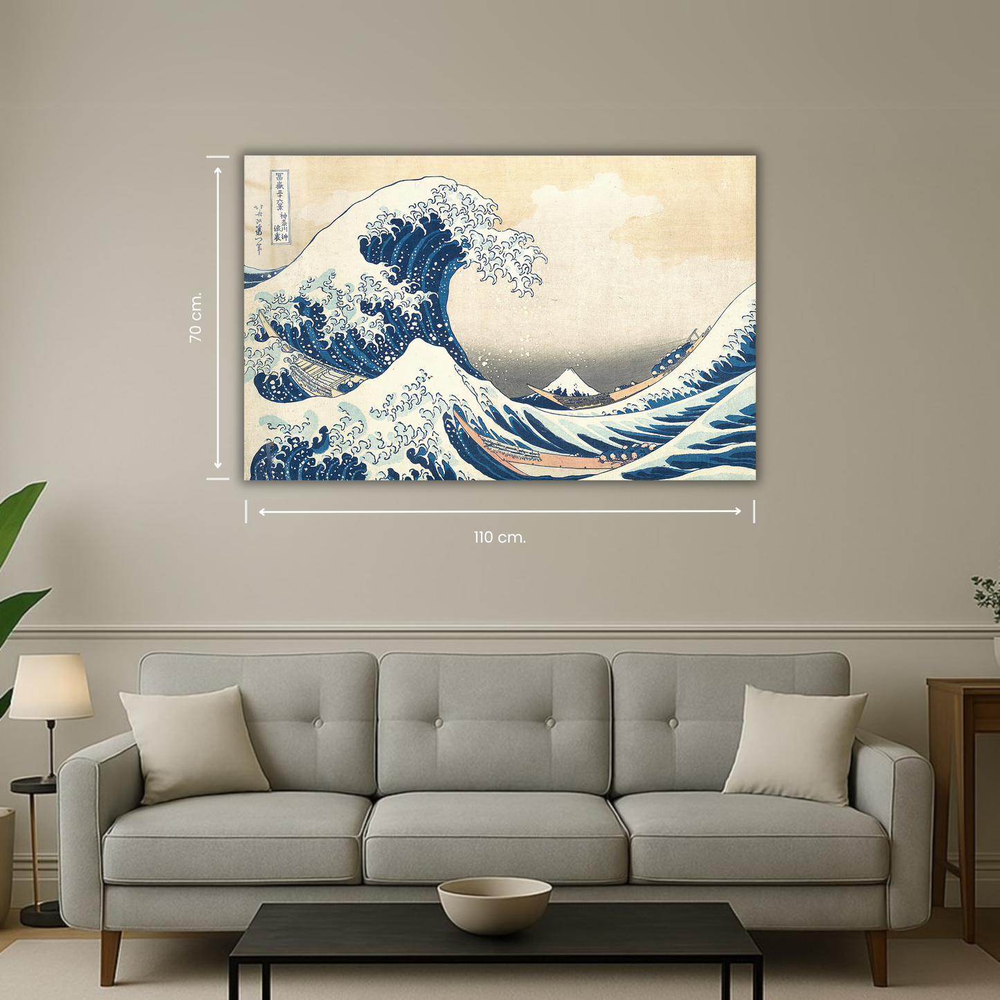 La Grande Vague de Kanagawa par HOKUSAI