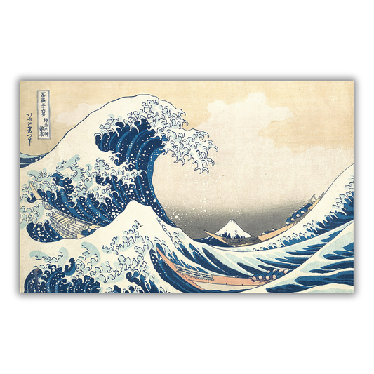 La Grande Vague de Kanagawa par HOKUSAI