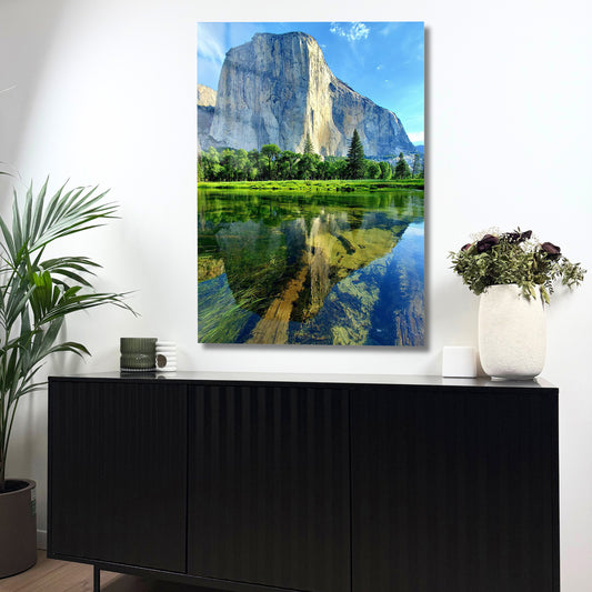 paysage Yosemite reflet dans l’eau