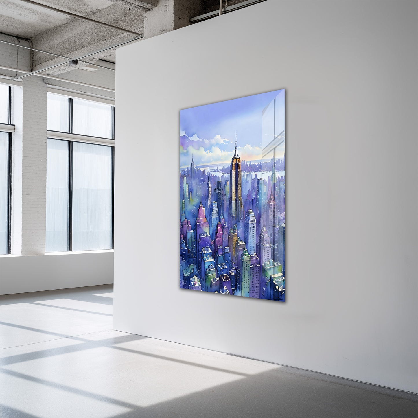 New York in blue mauve (2024)