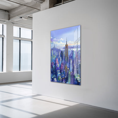 New York in blue mauve (2024)