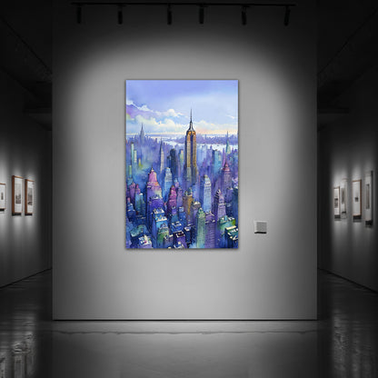 New York in blue mauve (2024)