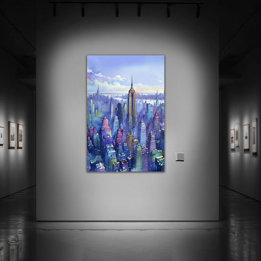 New York in blue mauve (2024)