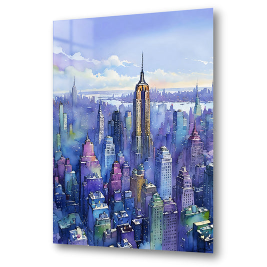 New York in blue mauve (2024)