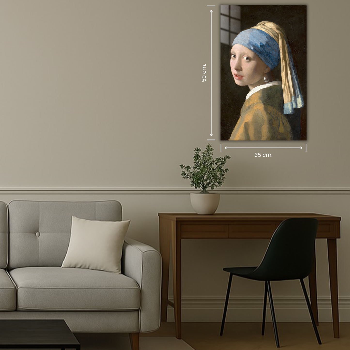 La Jeune Fille à la Perle par Johannes VERMEER