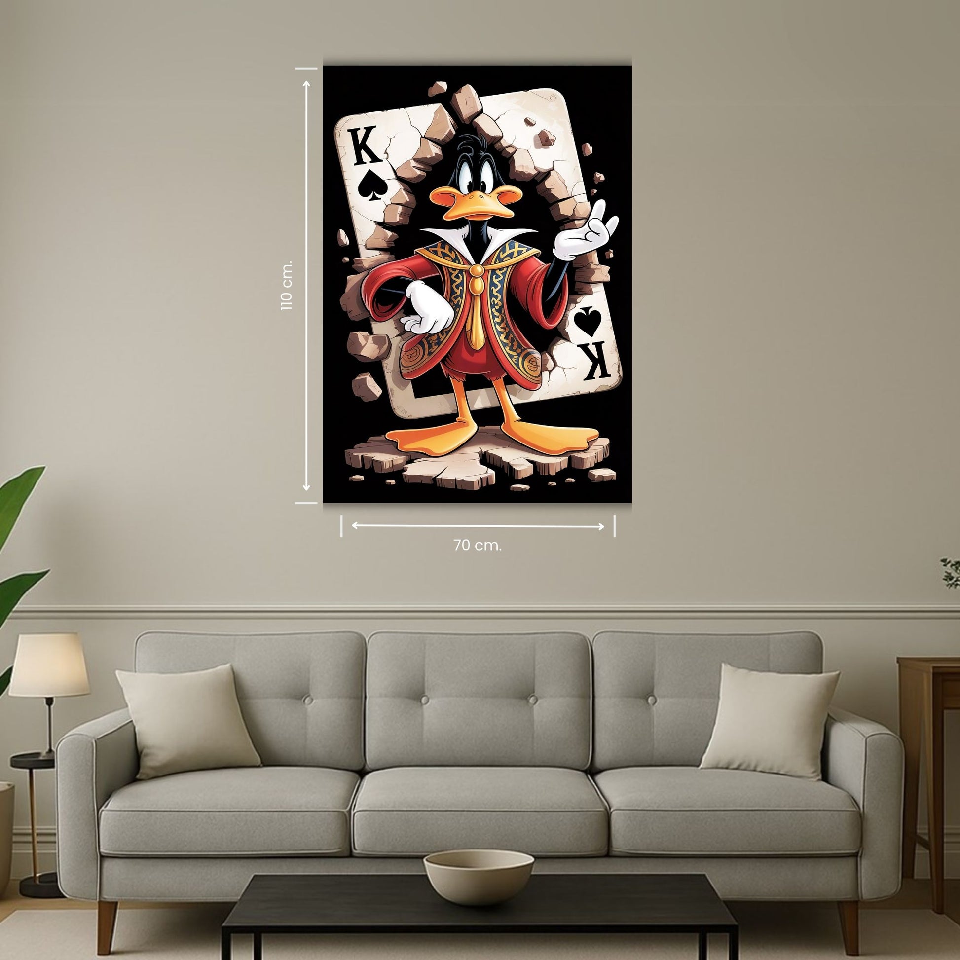 illustration cartoon roi de pique