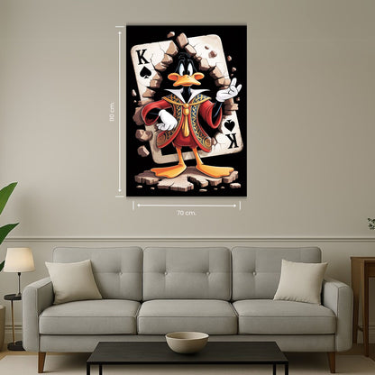 illustration cartoon roi de pique