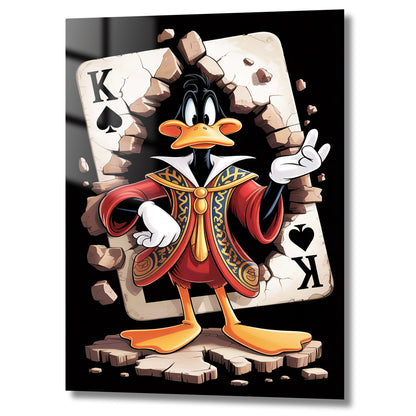 canard roi de pique cartoon