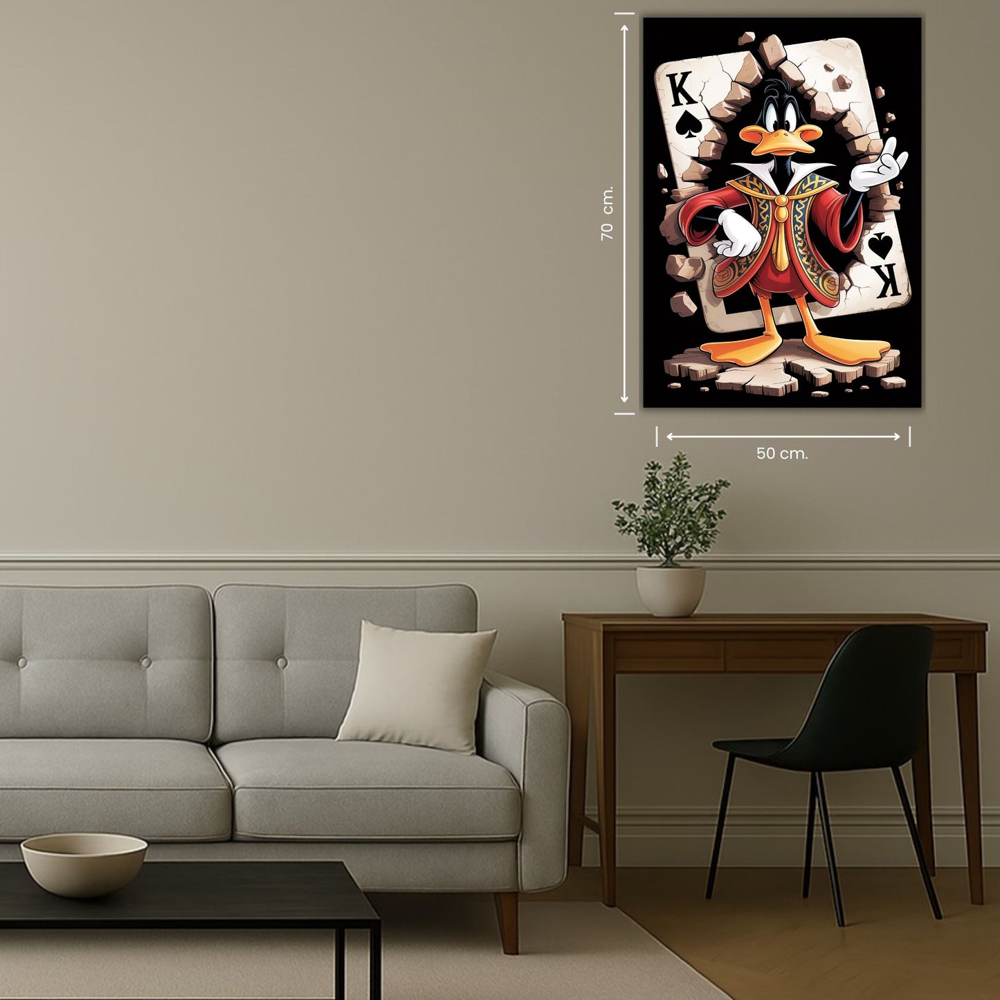 art urbain canard personnage