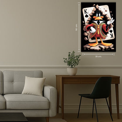 tableau carte brisée avec canard