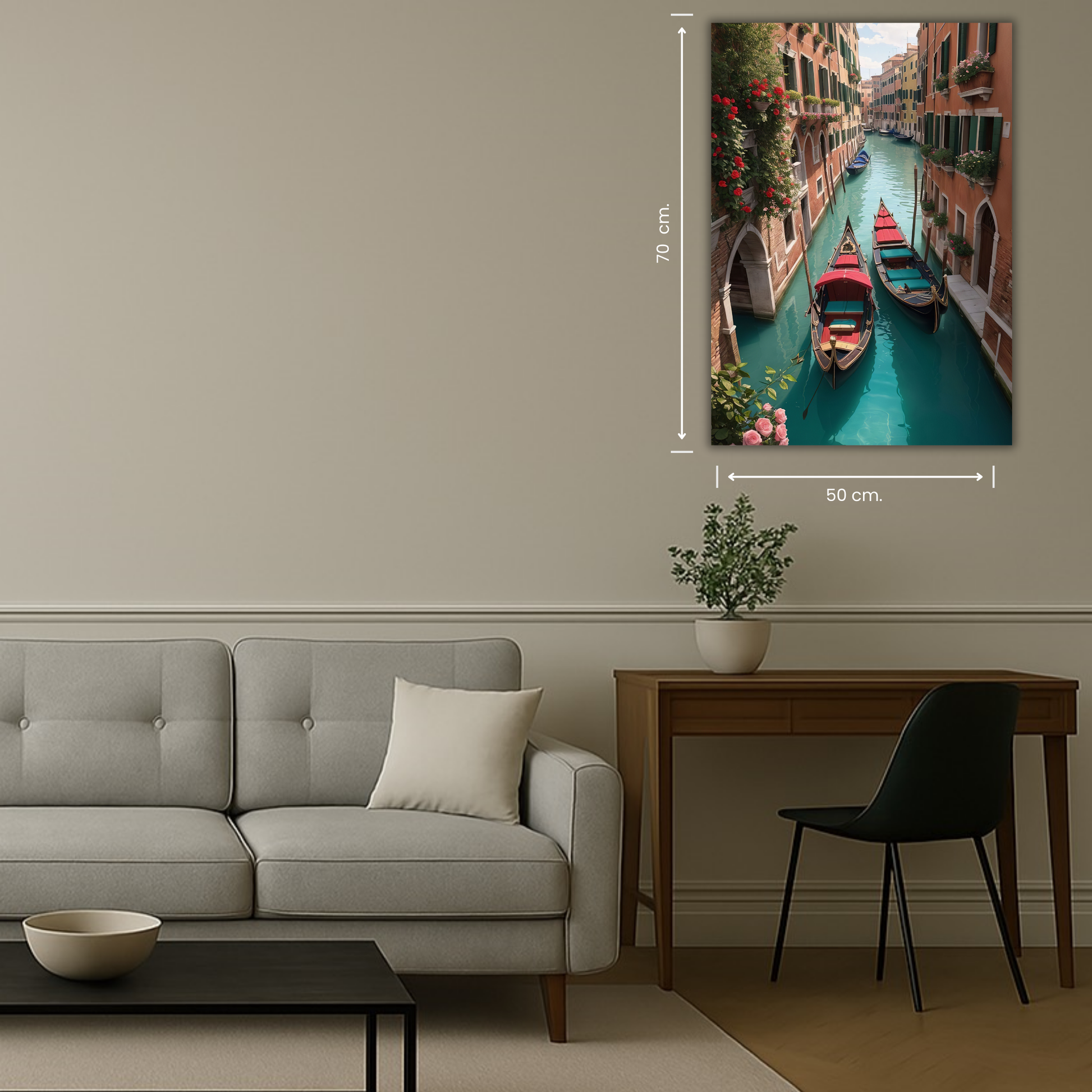 illustration gondoles italiennes