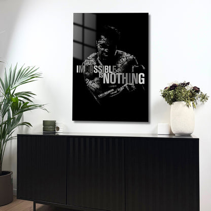 tableau noir et blanc message motivation