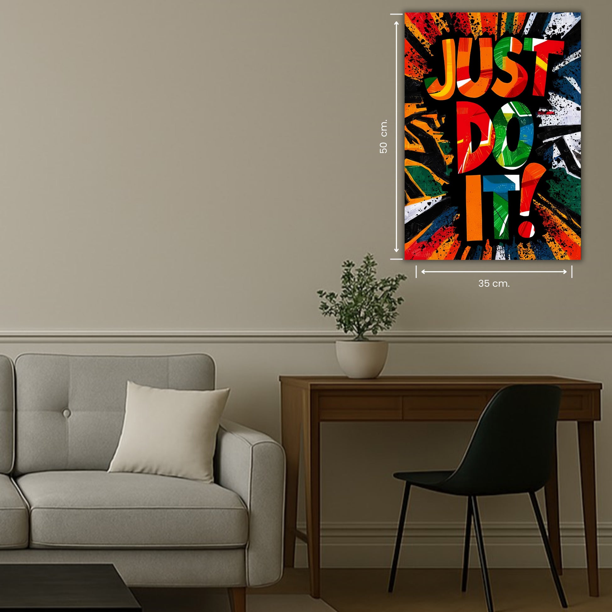 poster graffiti texte motivation