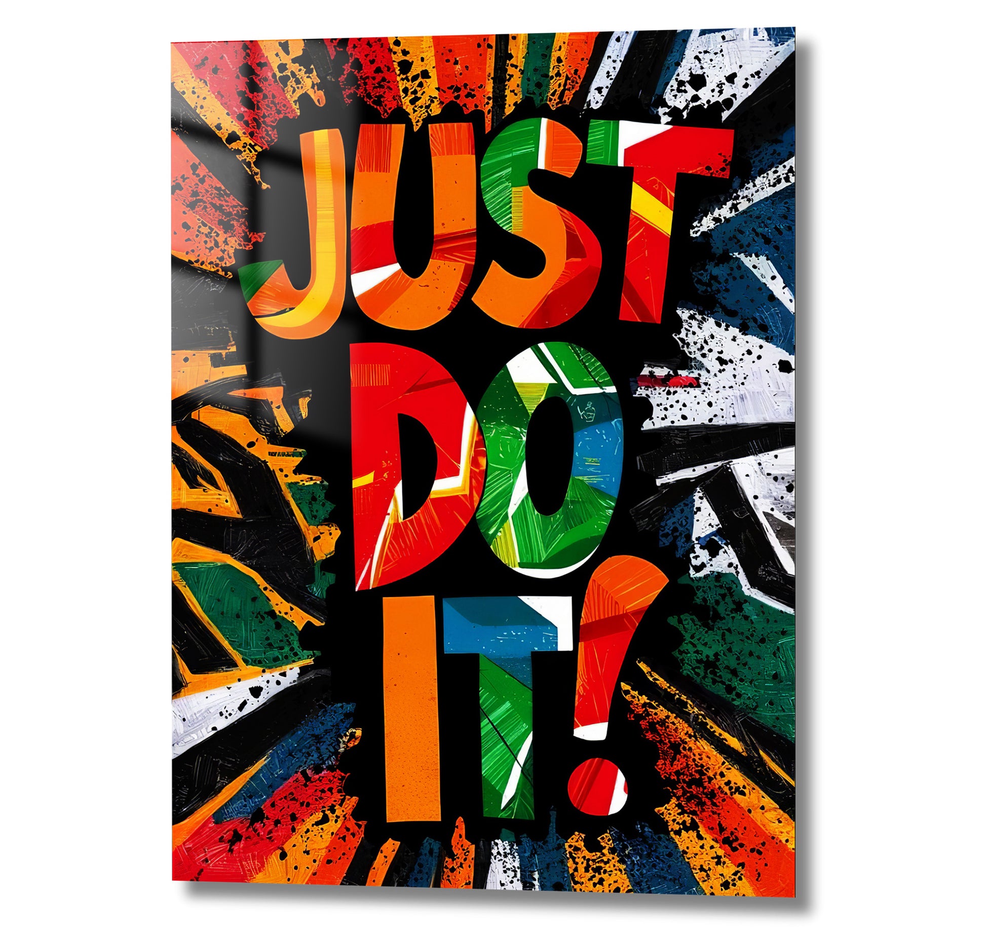 tableau street art JUST DO IT