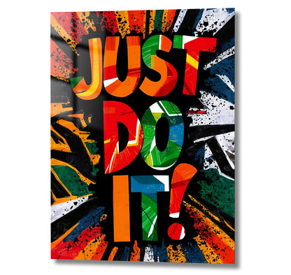 tableau street art JUST DO IT
