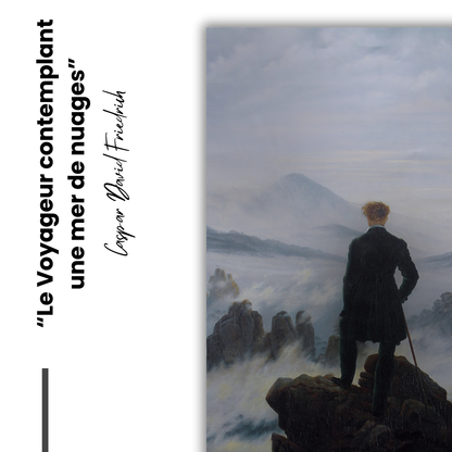 Le Voyageur contemplant une mer de nuages