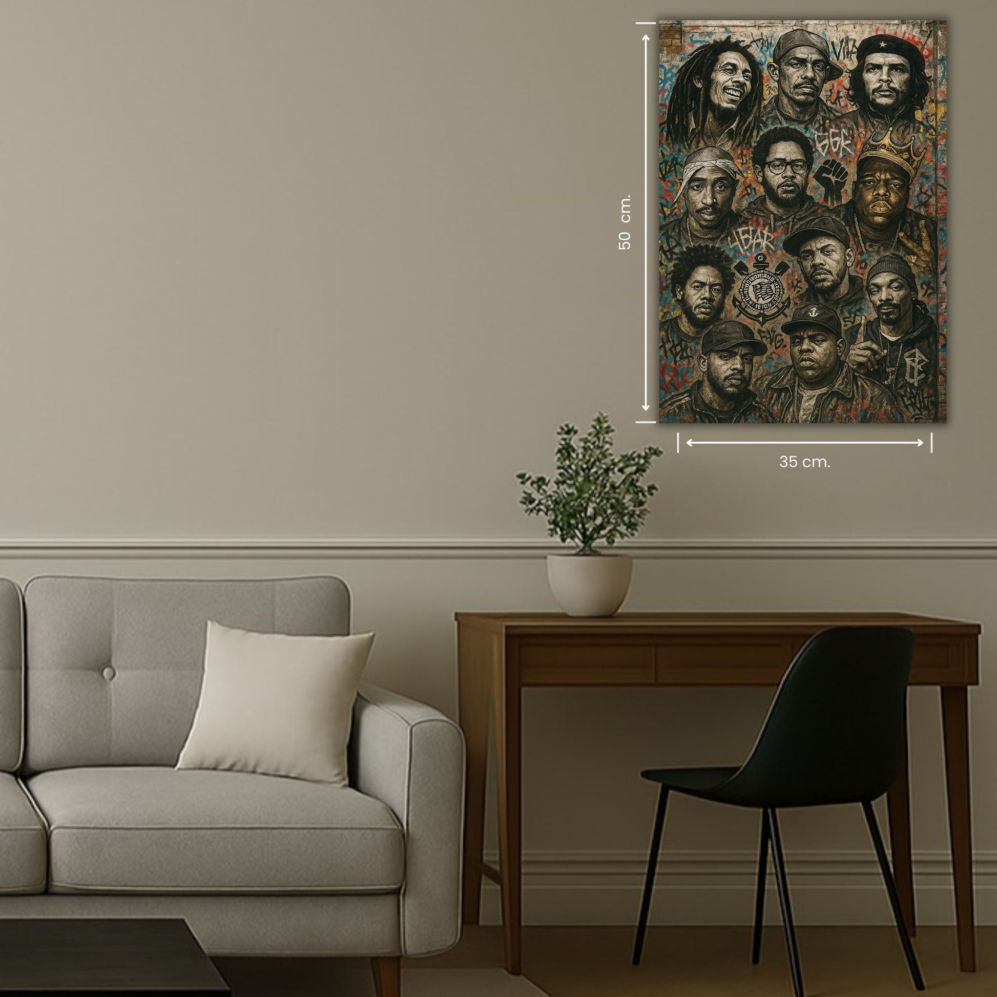 illustration de personnages masculins dans un style urbain