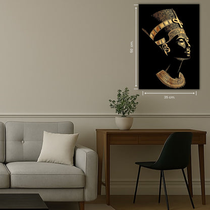 figure égyptienne décorative en style doré