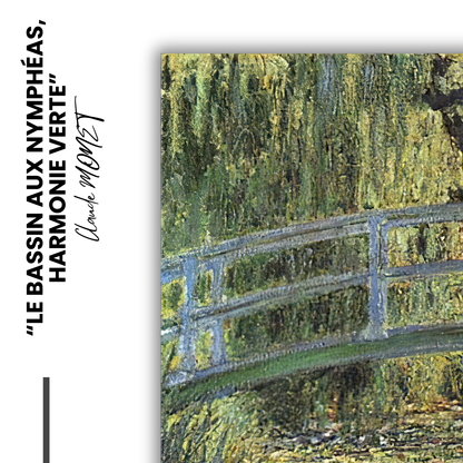 Le Bassin aux nymphéas, harmonie verte