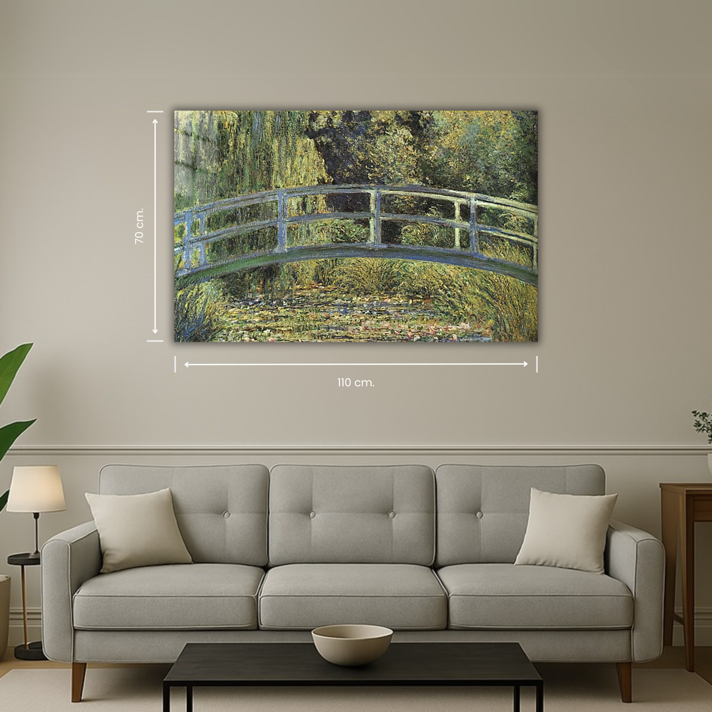 Le Bassin aux nymphéas, harmonie verte