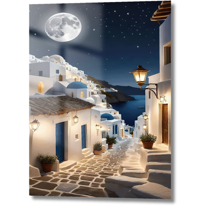 Santorini Moon Light