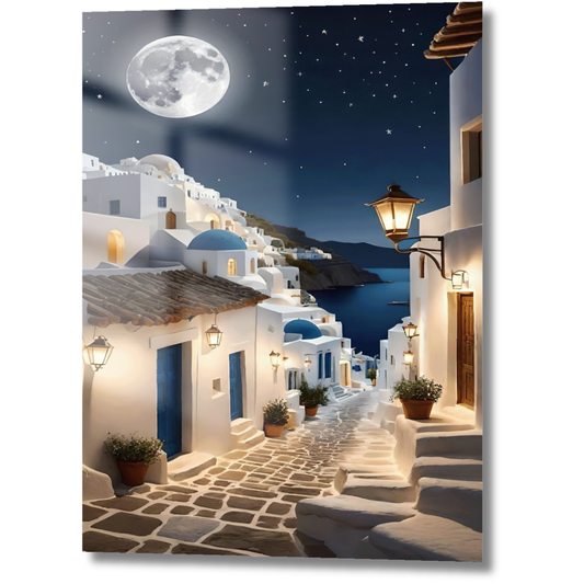 Santorini Moon Light