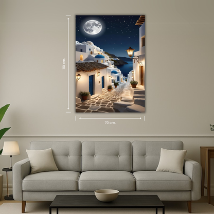 Santorini Moon Light