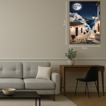 Santorini Moon Light