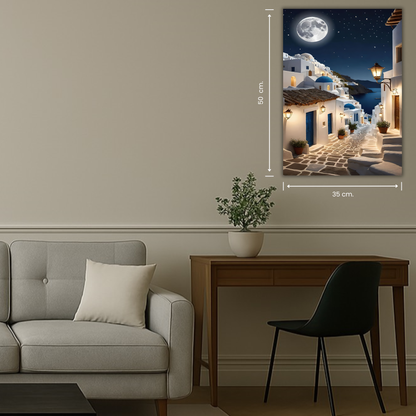 Santorini Moon Light