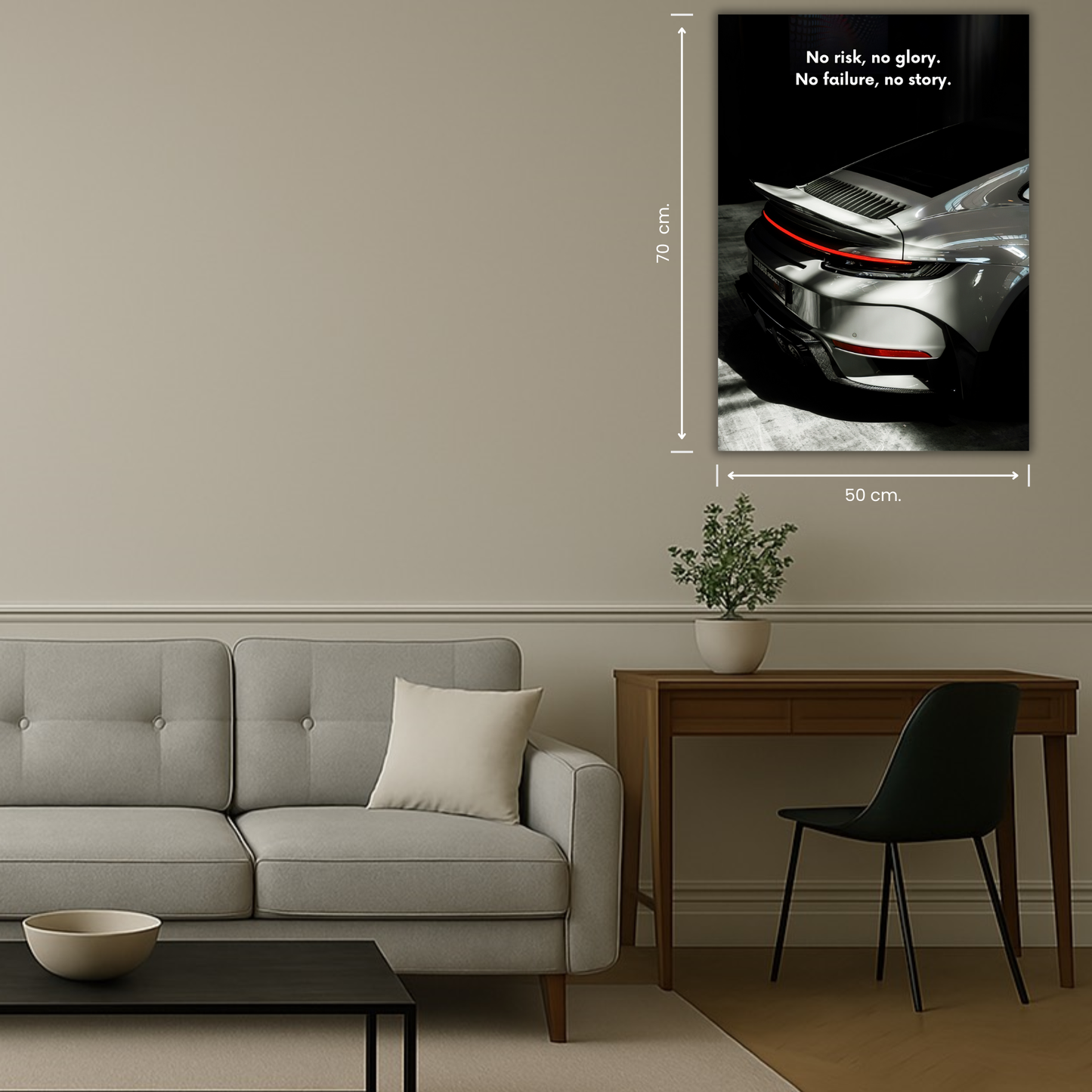 No risk, no story...