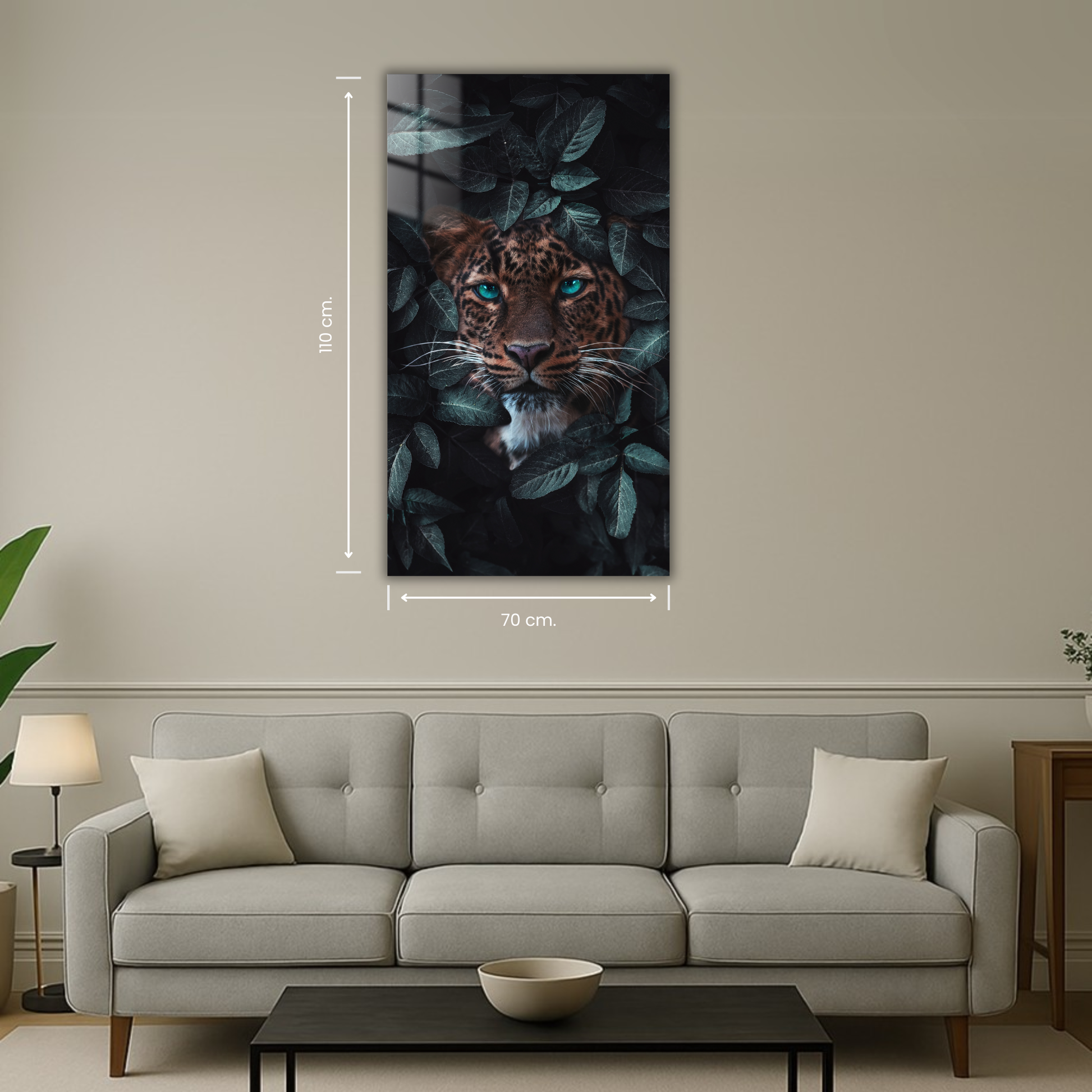 création graphique évoquant un animal dans la nature