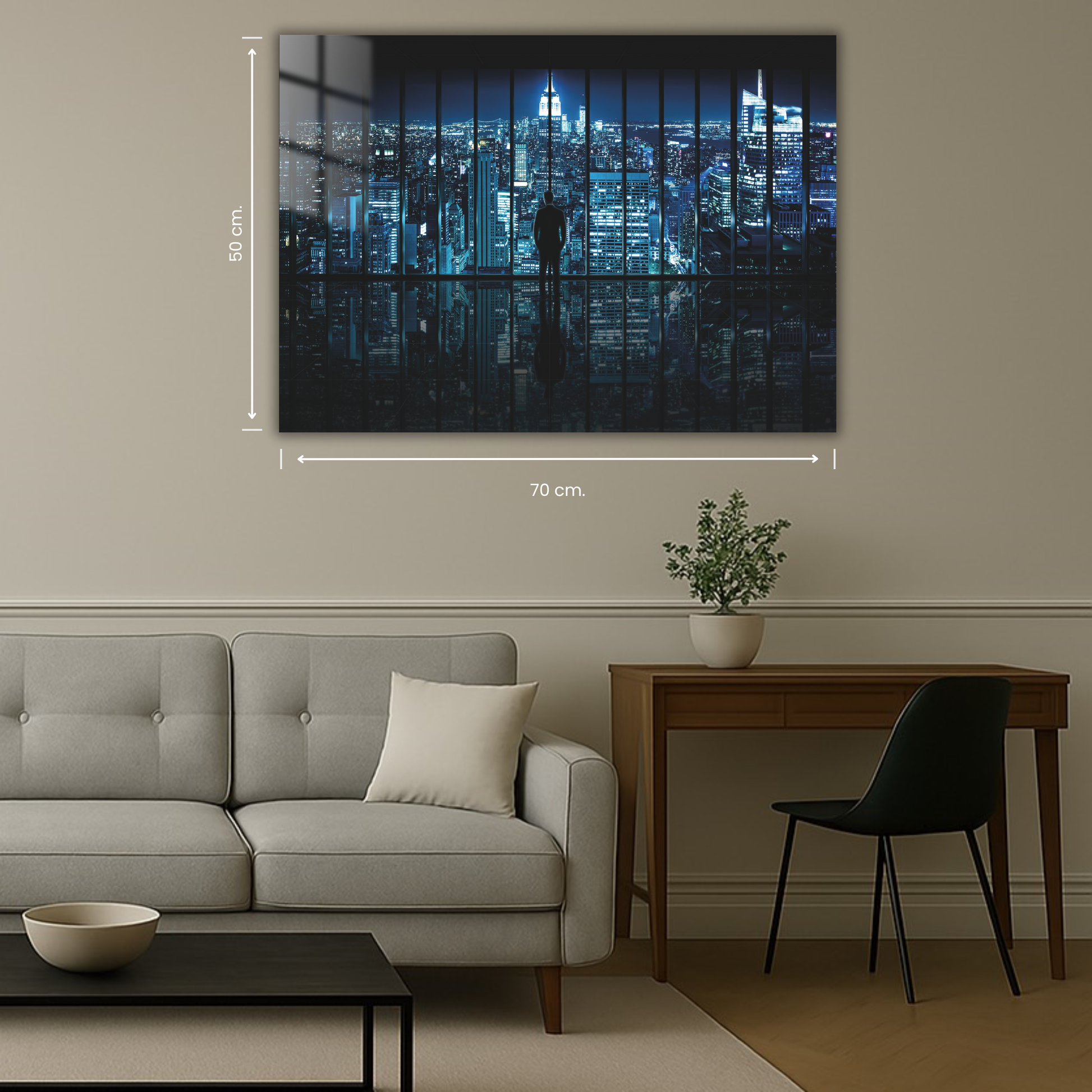 fenêtre ouverte sur panorama urbain