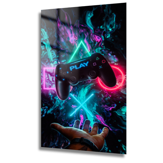 tableau gamer neon