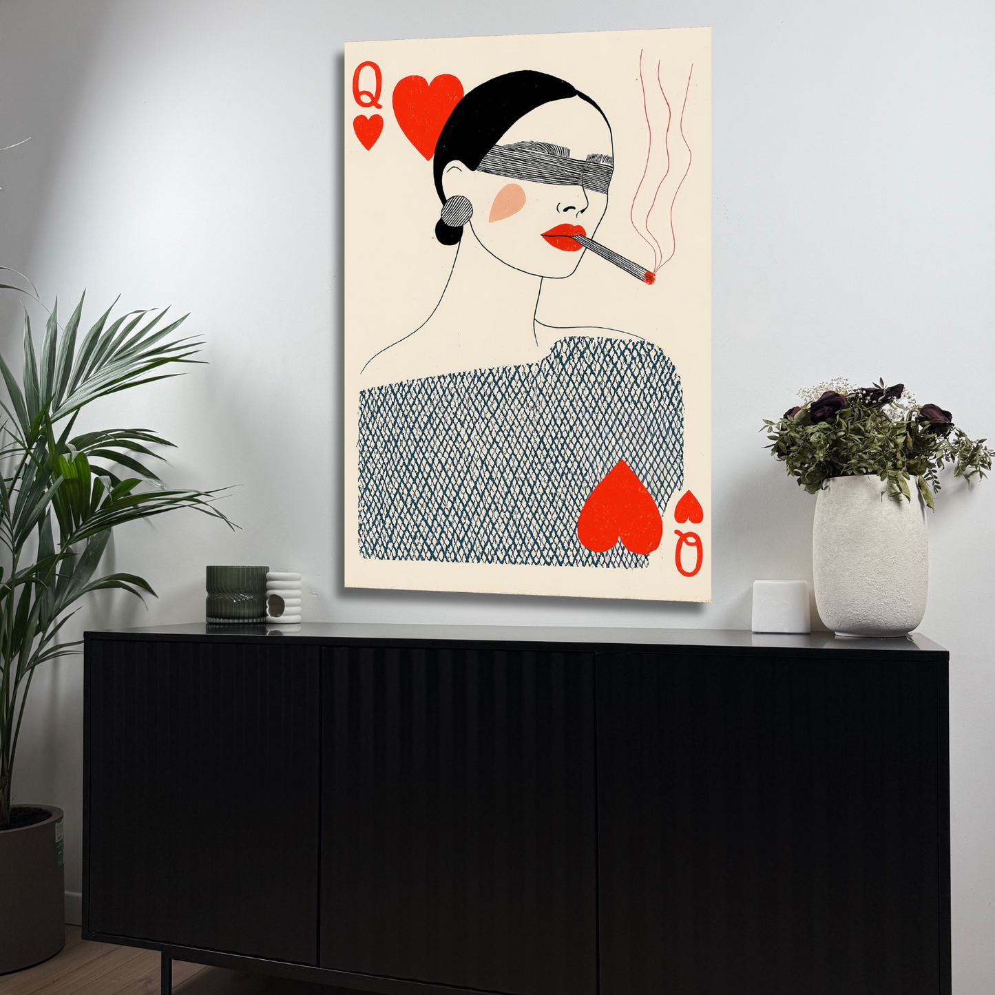 art mural carte à jouer