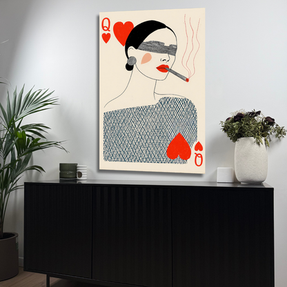 art mural carte à jouer