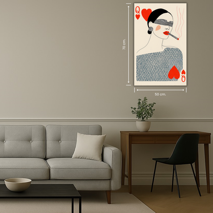 art mural carte à jouer