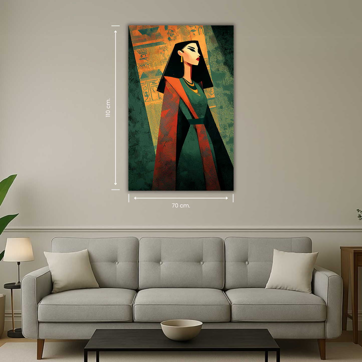 décoration murale cleopatre