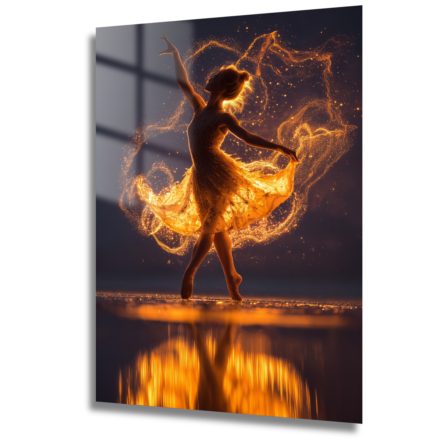 tableau danseuse en flammes