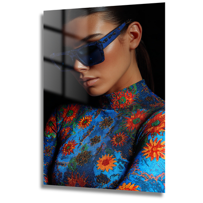 tableau portrait femme moderne design