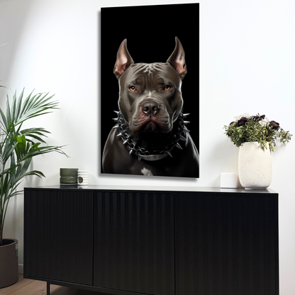 portrait de chien puissant pour décoration murale moderne